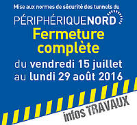 TEO: FERMETURE ESTIVALE DU 15 JUILLET À 5h AU 29 AOUT À 6h